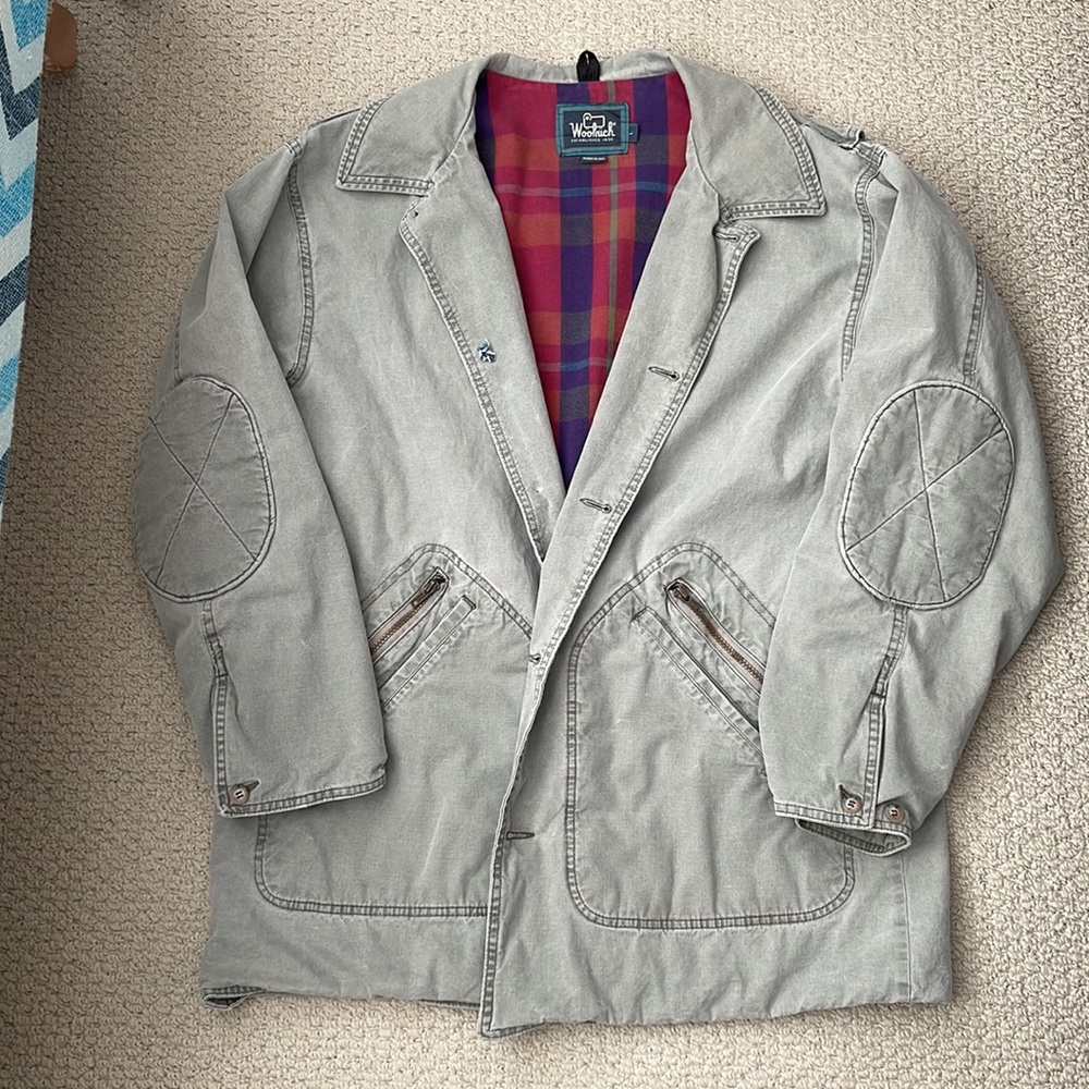 Vintage Woolrich mens utility jacket L